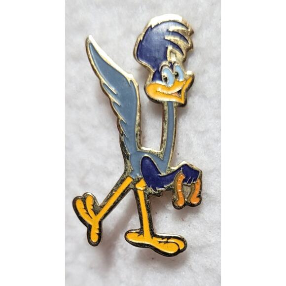 Vintage 1979 Warner Brothers Roadrunner w/Horseshoe Pin Loony Tunes Character - Picture 1 of 5